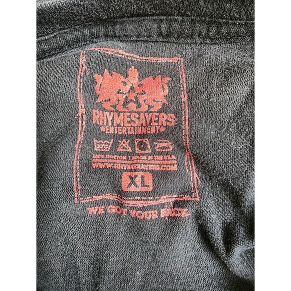 P.O.S. Bullseye Tee Size XL Black Rhymesayers Entertainment Indie Hip Hop - Picture 6 of 6